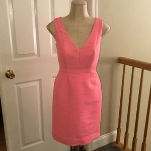 J.Crew Collection V Neck Sheath Dress, Sz 00